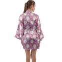 Daisy Dots Pink Long Sleeve Kimono Robe View2