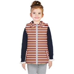 Gold And Wine Kid s Puffer Vest by jumpercat