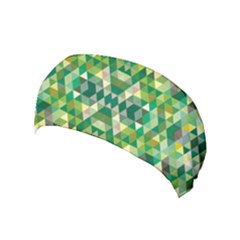 Forest Abstract Geometry Background Yoga Headband