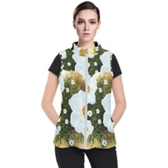 Summer Anemone Sylvestris Women s Puffer Vest by Nexatart