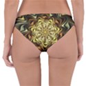 Fractal Flower Petals Gold Reversible Hipster Bikini Bottoms View2
