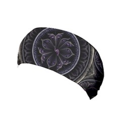 Fractal Abstract Purple Majesty Yoga Headband