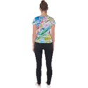 Art Abstract Abstract Art Short Sleeve Sports Top  View2