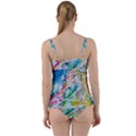 Art Abstract Abstract Art Twist Front Tankini Set View2
