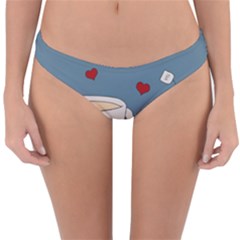 Cute Tea Reversible Hipster Bikini Bottoms by Valentinaart