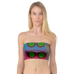 Meditative Abstract Temple Of Love And Meditation Bandeau Top by pepitasart