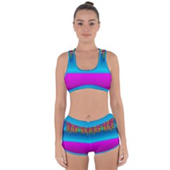 Sky Earth And Star Fall Racerback Boyleg Bikini Set by pepitasart