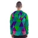 Background Geometric Triangle Hooded Wind Breaker (Men) View2