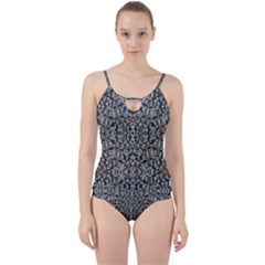 Ornate Pattern Mosaic Cut Out Top Tankini Set by dflcprints