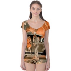 Car Automobile Transport Passenger Boyleg Leotard  by Nexatart