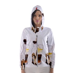 Coffee And Milkshakes Hooded Wind Breaker (women) by KuriSweets