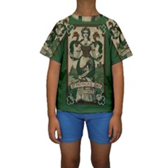  St  Patricks Day  Kids  Short Sleeve Swimwear by Valentinaart