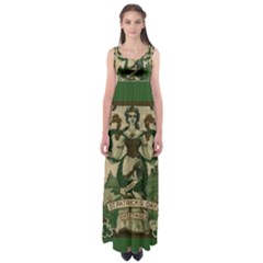  St  Patricks Day  Empire Waist Maxi Dress by Valentinaart