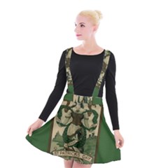  St  Patricks Day  Suspender Skater Skirt by Valentinaart