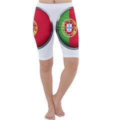 Portugal Flag Country Nation Cropped Leggings 