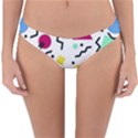 Art Background Abstract Unique Reversible Hipster Bikini Bottoms View3