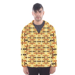 Ethnic Traditional Vintage Background Abstract Hooded Wind Breaker (men)