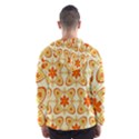 Background Floral Forms Flower Hooded Wind Breaker (Men) View2