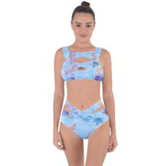 Background Art Abstract Watercolor Bandaged Up Bikini Set  by Nexatart