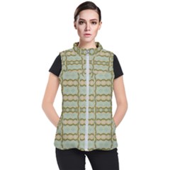 Celtic Wood Knots In Decorative Gold Women s Puffer Vest by pepitasart