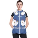 Go Vegan - Cute Chick  Women s Puffer Vest View1