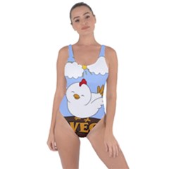 Go Vegan - Cute Chick  Bring Sexy Back Swimsuit by Valentinaart