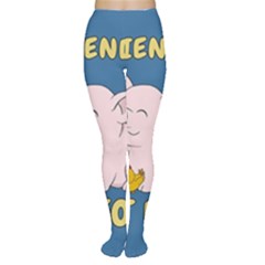 Friends Not Food - Cute Pig And Chicken Women s Tights by Valentinaart