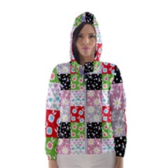 Dino Quilt Hooded Wind Breaker (women)