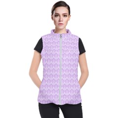 Damask Lilac Women s Puffer Vest