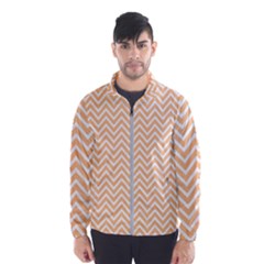 Orange Chevron Wind Breaker (men)