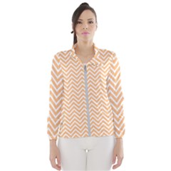 Orange Chevron Wind Breaker (women)