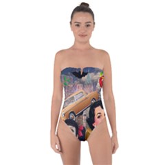Out In The City Tie Back One Piece Swimsuit