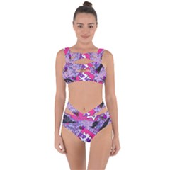 Purlpe Retro Pop Bandaged Up Bikini Set 