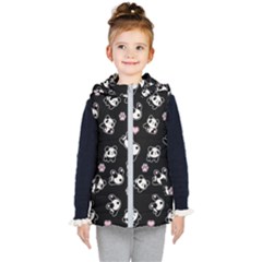 Panda Pattern Kid s Puffer Vest by Valentinaart