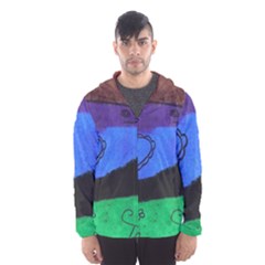 Purple Whale Hooded Wind Breaker (men)