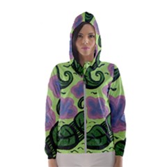 Leaves Hooded Wind Breaker (women)