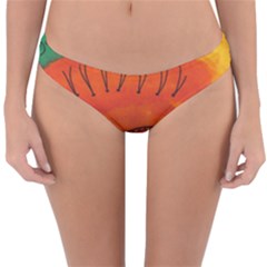 Guy With Weird Haircut Reversible Hipster Bikini Bottoms