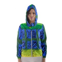 Window Egg Hooded Wind Breaker (women) by snowwhitegirl