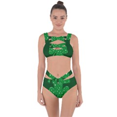 Sparkly Clover Bandaged Up Bikini Set  by Valentinaart