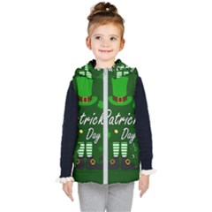 St Patricks Leprechaun Kid s Puffer Vest by Valentinaart