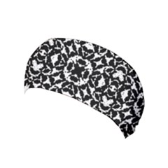 Black And White Geometric Pattern Yoga Headband by dflcprints