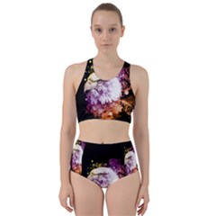 Awesome Eagle With Flowers Racer Back Bikini Set by FantasyWorld7