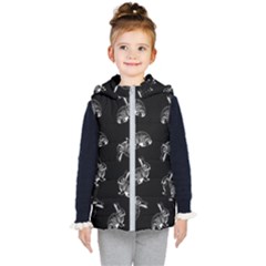 Rabbit Pattern Kid s Puffer Vest by Valentinaart