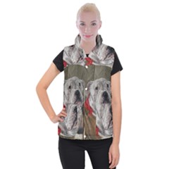 Dog Portrait Women s Button Up Vest by redmaidenart