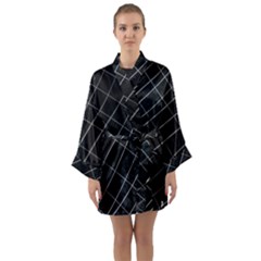 Black Scratch Long Sleeve Kimono Robe by quinncafe82