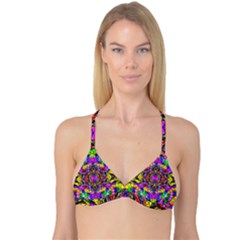 Pattern-807 Reversible Tri Bikini Top by ArtworkByPatrick