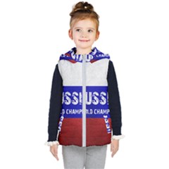 Football World Cup Kid s Puffer Vest by Valentinaart