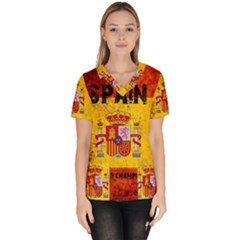 Football World Cup Scrub Top by Valentinaart