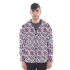 Boho Bold Vibrant Ornate Pattern Hooded Wind Breaker (men) by dflcprints