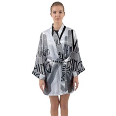 Vulcan Thing Long Sleeve Kimono Robe by Howtobead